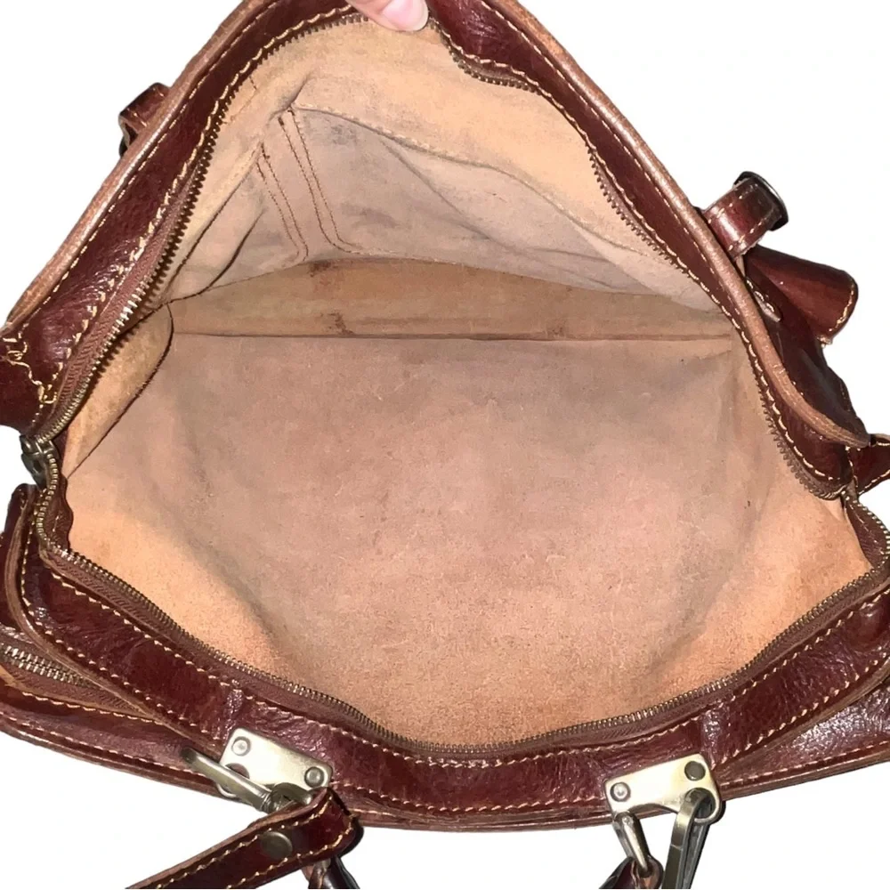 Tuscany Leather Brown Venezia Briefcase Bag